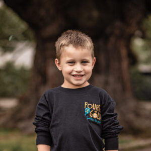 Youth Embroidered Fourth and Gold Long Sleeve