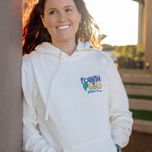 Gardenia Fourth and Gold Core Fleece Pullover Hooded Sweatshirt