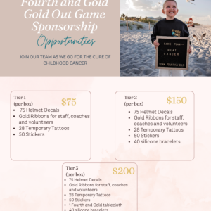 Gold Out Sponsorship Game
